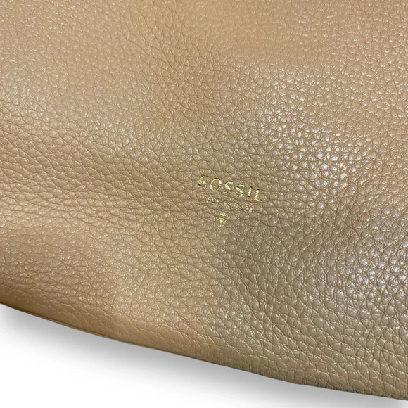 Fossil Preston Large Pink/Violet Straw Leather Fold Over Wristlet Pouch Clutch - Picture 7 of 12